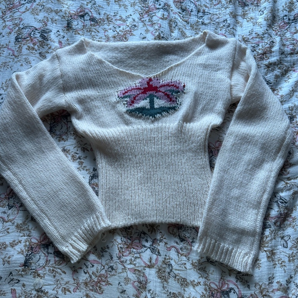 Floral Knit Top